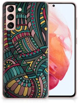 B2Ctelecom Telefoon Hoesje Samsung Galaxy S21 Hoesje Bumper Aztec