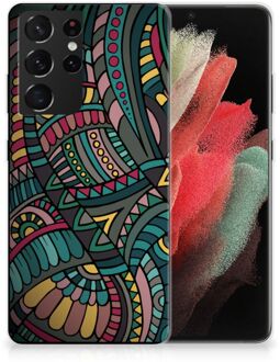 B2Ctelecom Telefoon Hoesje Samsung Galaxy S21 Ultra Hoesje Bumper Aztec