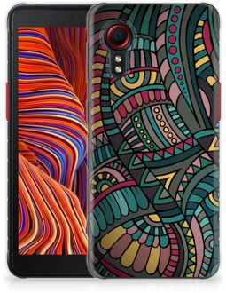 B2Ctelecom Telefoon Hoesje Samsung Galaxy Xcover 5 Hoesje Bumper Aztec