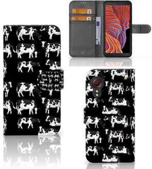 B2Ctelecom Telefoon Hoesje Samsung Galaxy Xcover 5 Mobiel Case Design Koetjes