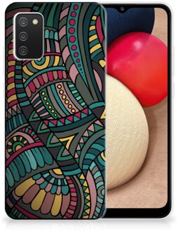 B2Ctelecom Telefoon Hoesje Samsung M02s | Samsung Galaxy A02s Hoesje Bumper Aztec