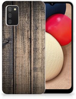 B2Ctelecom Telefoon Hoesje Samsung M02s | Samsung Galaxy A02s Leuk TPU Back Cover Steigerhout