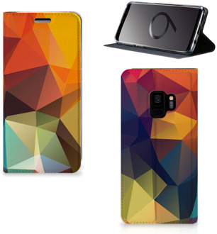 B2Ctelecom Telefoon Hoesje Samsung S9 Design Polygon Color