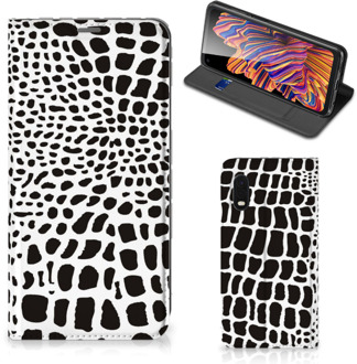 B2Ctelecom Telefoon Hoesje Samsung Xcover Pro Bookcase Slangenprint