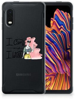 B2Ctelecom Telefoon Hoesje Samsung Xcover Pro Hoesje met Tekst i Can