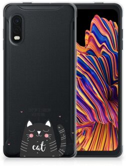 B2Ctelecom Telefoon Hoesje Samsung Xcover Pro Mobiel Case Cat Good Day