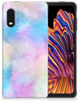 B2Ctelecom Telefoon Hoesje Samsung Xcover Pro Silicone Back Case Watercolor Light