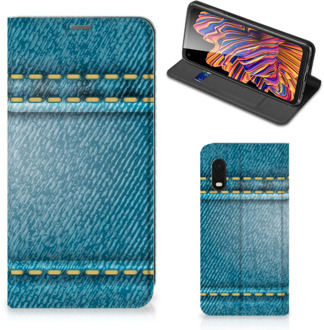 B2Ctelecom Telefoon Hoesje Samsung Xcover Pro Wallet Case Jeans