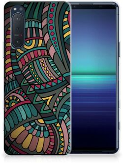 B2Ctelecom Telefoon Hoesje Sony Xperia 5II Hoesje Bumper Aztec