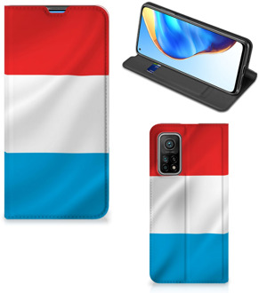 B2Ctelecom Telefoon Hoesje Xiaomi Mi 10T | 10T Pro Flip Cover Luxemburgse Vlag