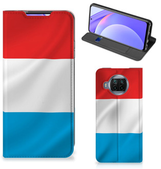 B2Ctelecom Telefoon Hoesje Xiaomi Mi 10T Lite Flip Cover Luxemburgse Vlag