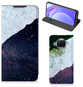 B2Ctelecom Telefoon Hoesje Xiaomi Mi 10T Lite Flip Cover Sea in Space