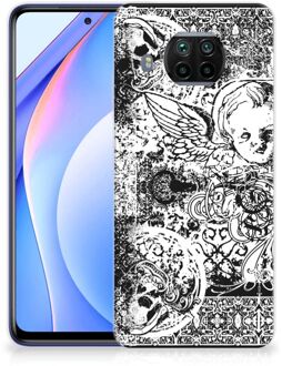 B2Ctelecom Telefoon Hoesje Xiaomi Mi 10T Lite Silicone Back Case Skulls Angel