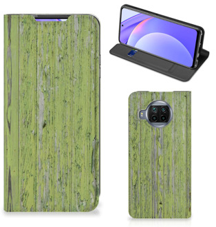 B2Ctelecom Telefoon Hoesje Xiaomi Mi 10T Lite Wallet Case Green Wood