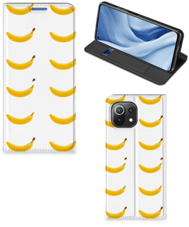 B2Ctelecom Telefoon Hoesje Xiaomi Mi 11 Lite Flip Cover Banana