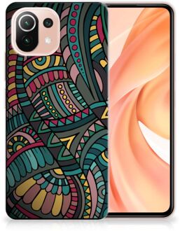 B2Ctelecom Telefoon Hoesje Xiaomi Mi 11 Lite Hoesje Bumper Aztec