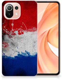 B2Ctelecom Telefoon Hoesje Xiaomi Mi 11 Lite Mobiel Case Nederlandse Vlag