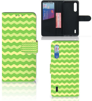 B2Ctelecom Telefoon Hoesje Xiaomi Mi 9 Lite Waves Green