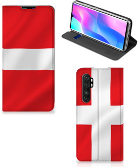 B2Ctelecom Telefoon Hoesje Xiaomi Mi Note 10 Lite Book Case Deense Vlag