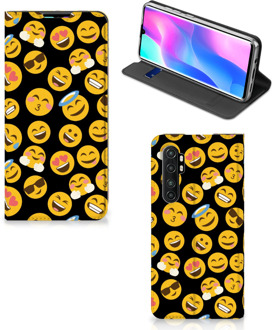 B2Ctelecom Telefoon Hoesje Xiaomi Mi Note 10 Lite Flip Cover Emoji