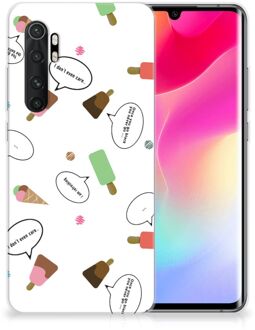 B2Ctelecom Telefoon Hoesje Xiaomi Mi Note 10 Lite Silicone Back Case IJsjes