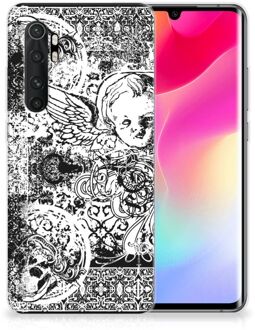 B2Ctelecom Telefoon Hoesje Xiaomi Mi Note 10 Lite Silicone Back Case Skulls Angel