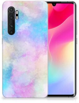 B2Ctelecom Telefoon Hoesje Xiaomi Mi Note 10 Lite Silicone Back Case Watercolor Light