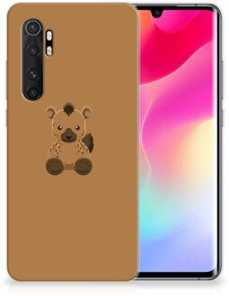 B2Ctelecom Telefoon Hoesje Xiaomi Mi Note 10 Lite Siliconen Hoesje met Naam Baby Hyena