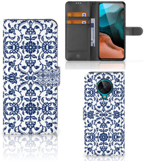 B2Ctelecom Telefoon Hoesje Xiaomi Poco F2 Pro Book Case Flower Blue