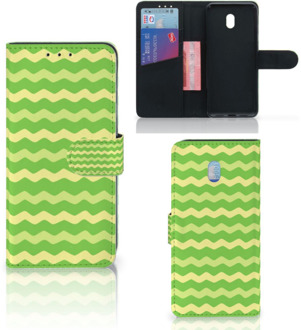 B2Ctelecom Telefoon Hoesje Xiaomi Redmi 8A Waves Green