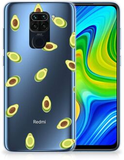 B2Ctelecom Telefoon Hoesje Xiaomi Redmi Note9 Siliconen Hoesje met Foto Avocado