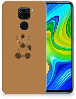 B2Ctelecom Telefoon Hoesje Xiaomi Redmi Note9 Siliconen Hoesje met Naam Baby Hyena