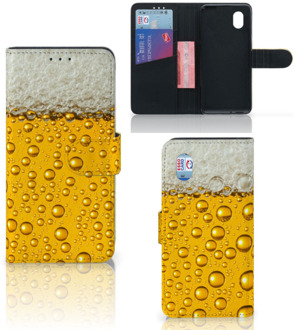 B2Ctelecom Telefoonhoesje Alcatel 1B (2020) Flip Cover Valentijn Cadeautje hem Bier