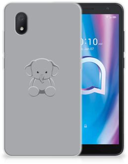 B2Ctelecom Telefoonhoesje Alcatel 1B (2020) Hippe Hoesjes Baby Olifant