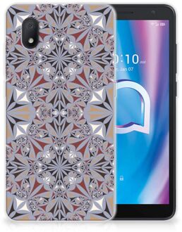 B2Ctelecom Telefoonhoesje Alcatel 1B (2020) Hoesje Flower Tiles