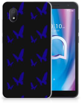 B2Ctelecom Telefoonhoesje Alcatel 1B (2020) TPU Silicone Hoesje Vlinder Patroon