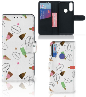 B2Ctelecom Telefoonhoesje Alcatel 1S 2020 Flip Cover IJsjes