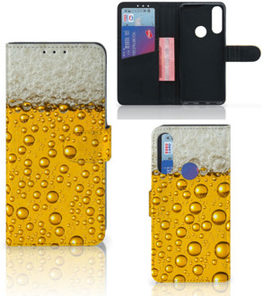 B2Ctelecom Telefoonhoesje Alcatel 1S 2020 Flip Cover Valentijn Cadeautje hem Bier