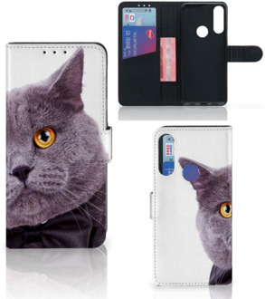 B2Ctelecom Telefoonhoesje Alcatel 1S 2020 Flipcover Case Kat