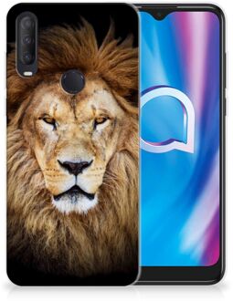 B2Ctelecom Telefoonhoesje Alcatel 1S (2020) Hippe Hoesjes Customize Super als Vaderdag Cadeau Leeuw