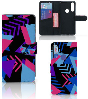 B2Ctelecom Telefoonhoesje Alcatel 1S 2020 Wallet Case Design Funky Triangle