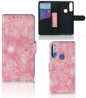 B2Ctelecom Telefoonhoesje Alcatel 1S 2020 Wallet Case Spring Flowers