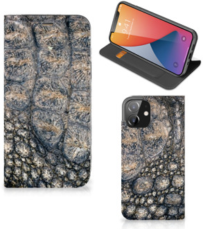 B2Ctelecom Telefoonhoesje bedrukken iPhone 12 | iPhone 12 Pro Stand Case Krokodillenprint