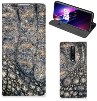 B2Ctelecom Telefoonhoesje bedrukken OnePlus 8 Stand Case Krokodillenprint