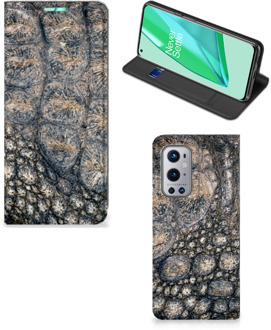 B2Ctelecom Telefoonhoesje bedrukken OnePlus 9 Pro Stand Case Krokodillenprint