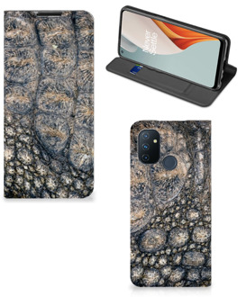 B2Ctelecom Telefoonhoesje bedrukken OnePlus Nord N100 Stand Case Krokodillenprint