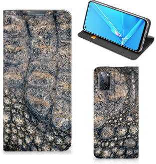 B2Ctelecom Telefoonhoesje bedrukken OPPO A52 | A72 Stand Case Krokodillenprint