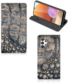 B2Ctelecom Telefoonhoesje bedrukken Samsung Galaxy A32 4G Stand Case Krokodillenprint