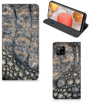 B2Ctelecom Telefoonhoesje bedrukken Samsung Galaxy A42 Stand Case Krokodillenprint