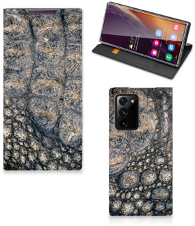 B2Ctelecom Telefoonhoesje bedrukken Samsung Galaxy Note 20 Ultra Stand Case Krokodillenprint